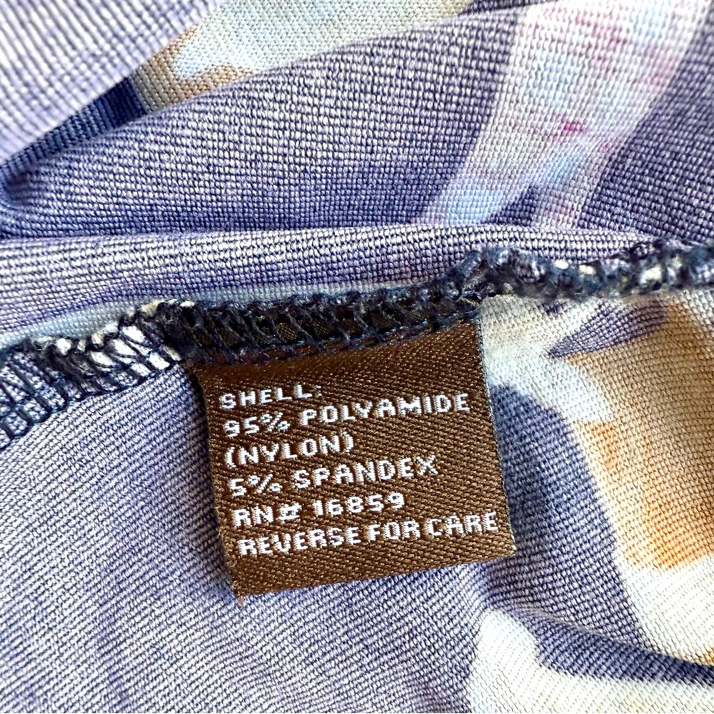 J. McLaughlin Blue and Pink Crew Neck - Picture 3 of 3
